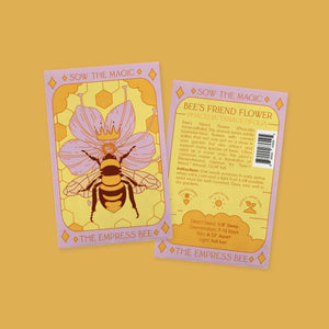 The Empress Bee Tarot Garden + Gift Seed Packet
