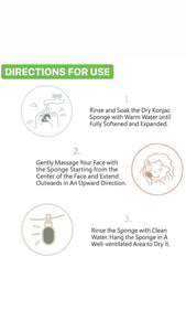 Konjac Facial Cleansing Sponge
