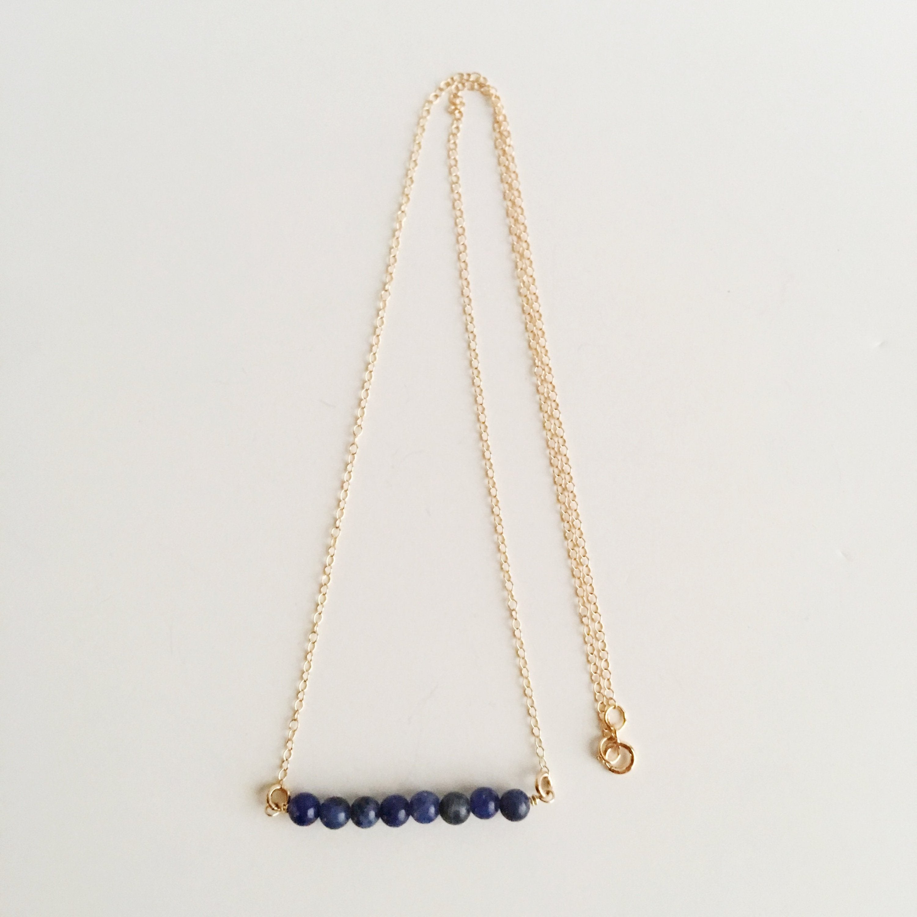 Sodalite Wire Wrapped Necklace